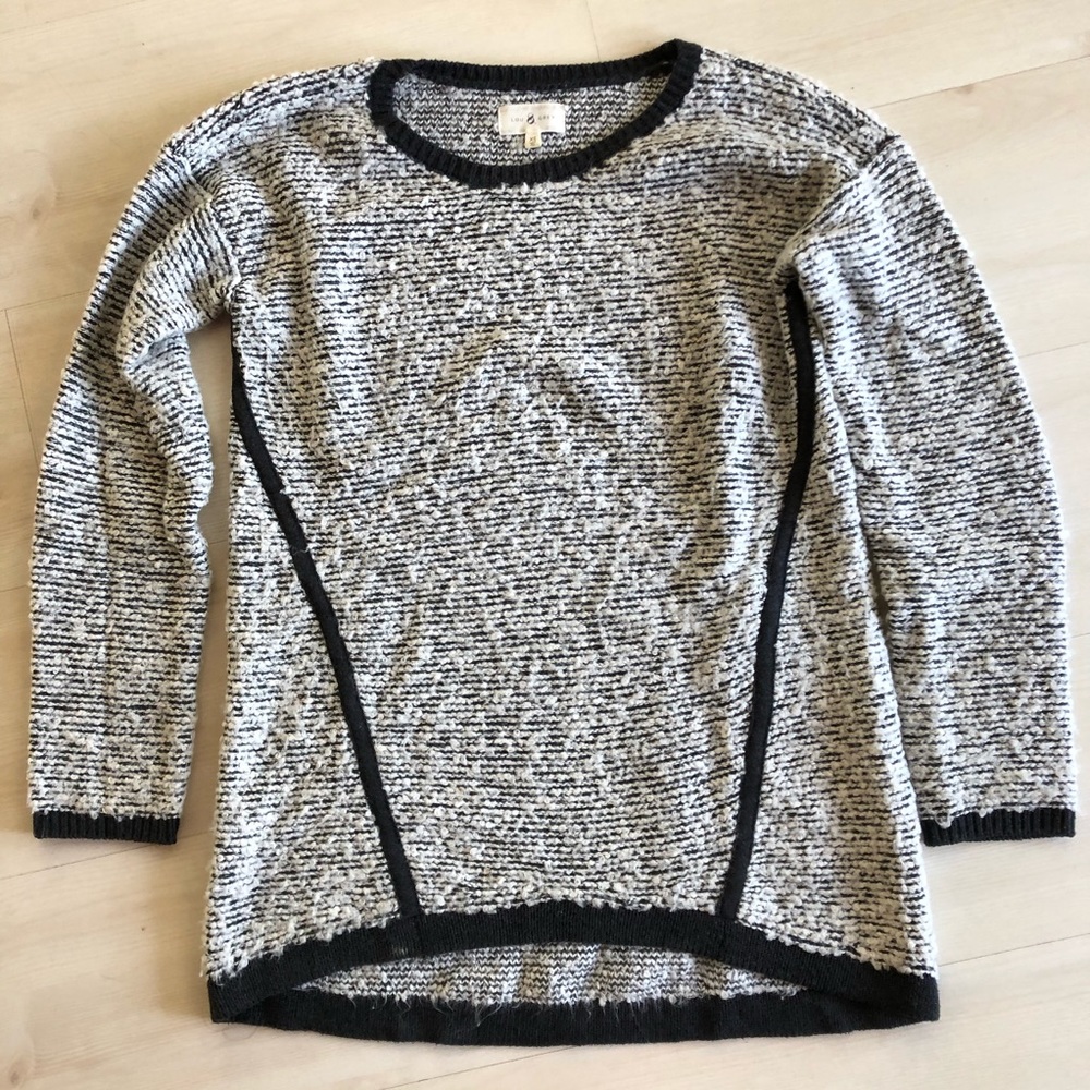 knitted somewhat oversized sweater